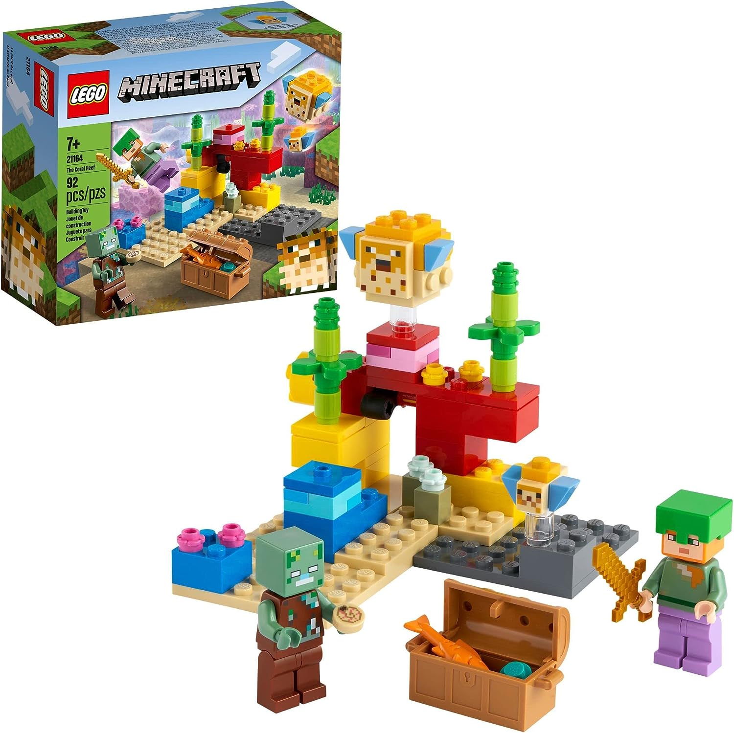 Lego Minecraft 21164 92Pcs