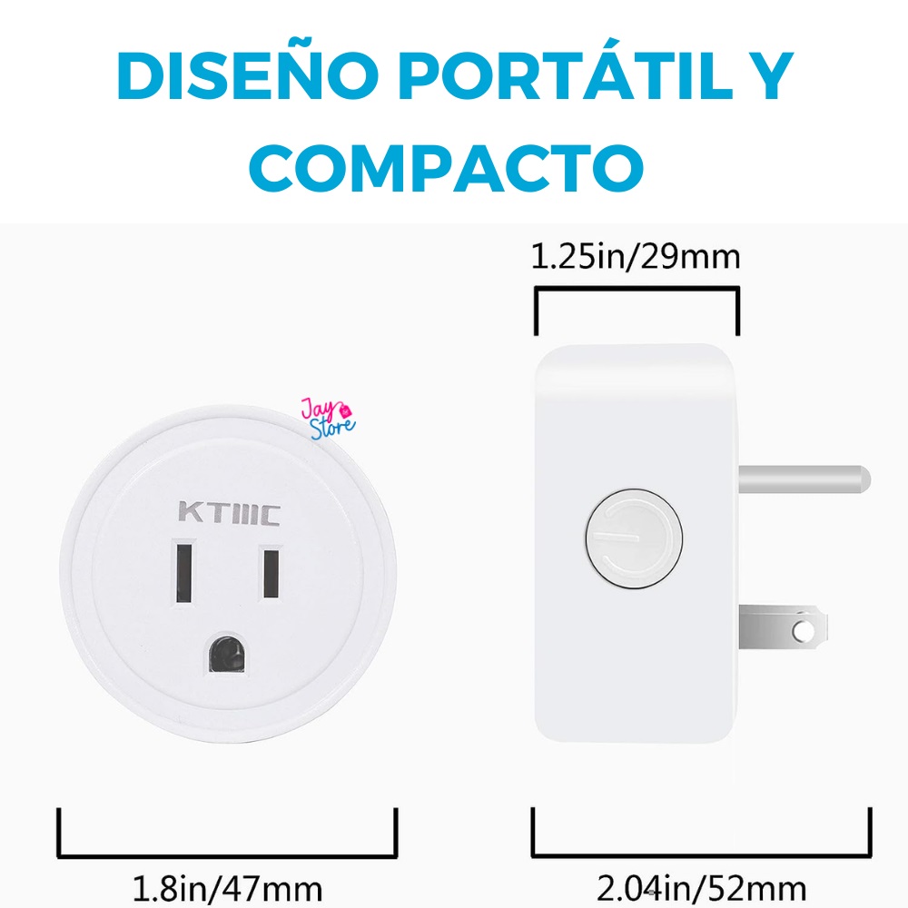 Setx4 Tomacorriente Inteligente Alexa Google Home WiFi 2.4G - VIRTUAL  MUEBLES