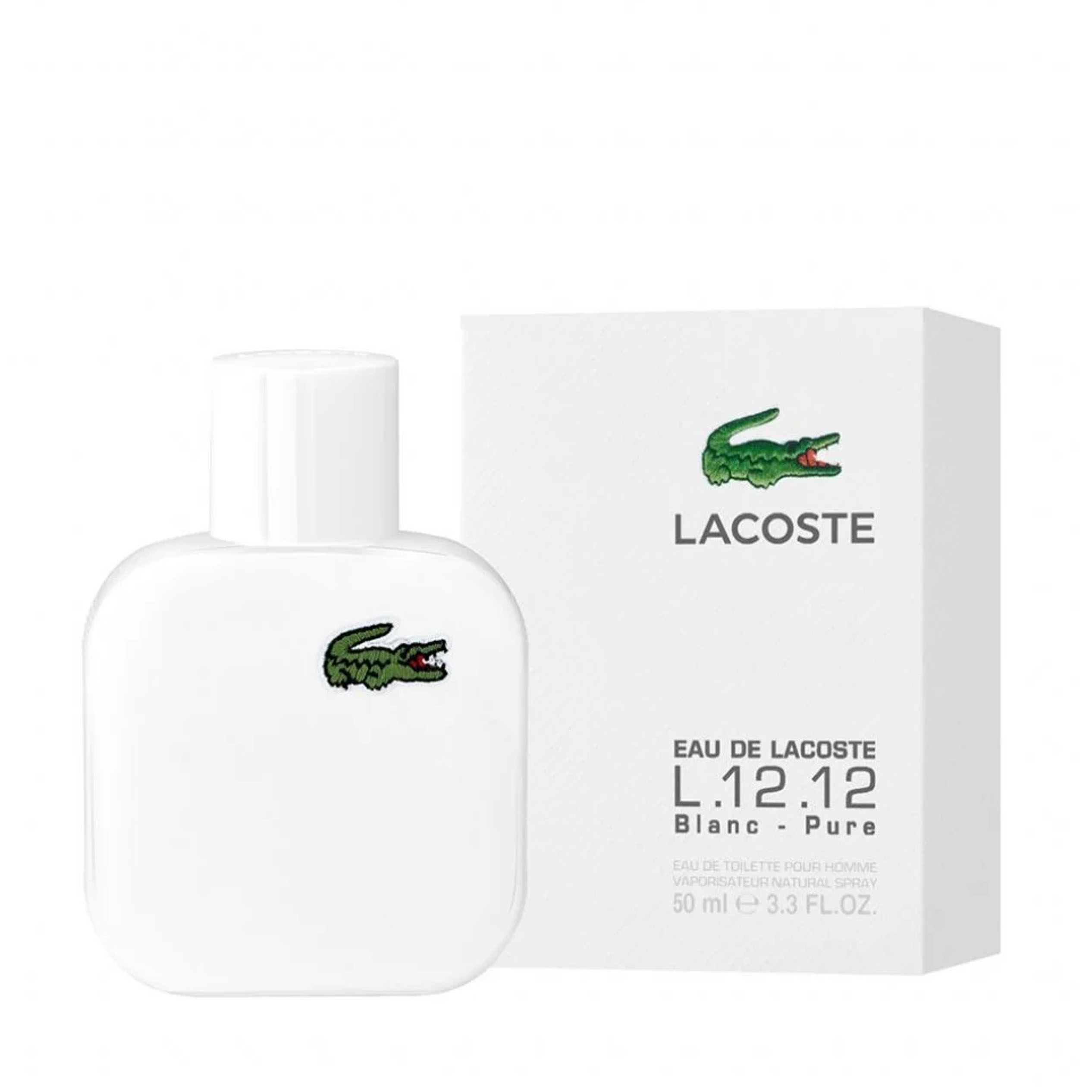 Perfume Eau De Lacoste L.12.12. White Lacoste   (Replica Con Fragancia Importada)-Hombre