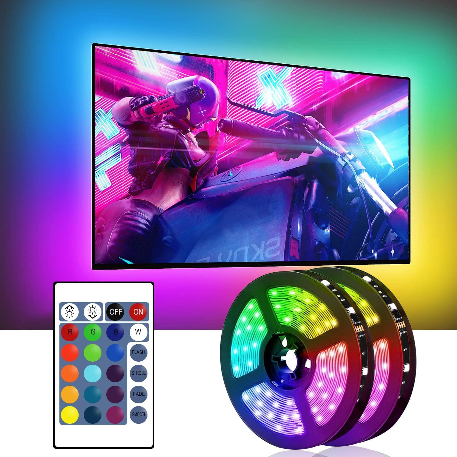 Luces Led Rgb Para Habitacion Cinta Leds Usb Strip Lights - Luegopago