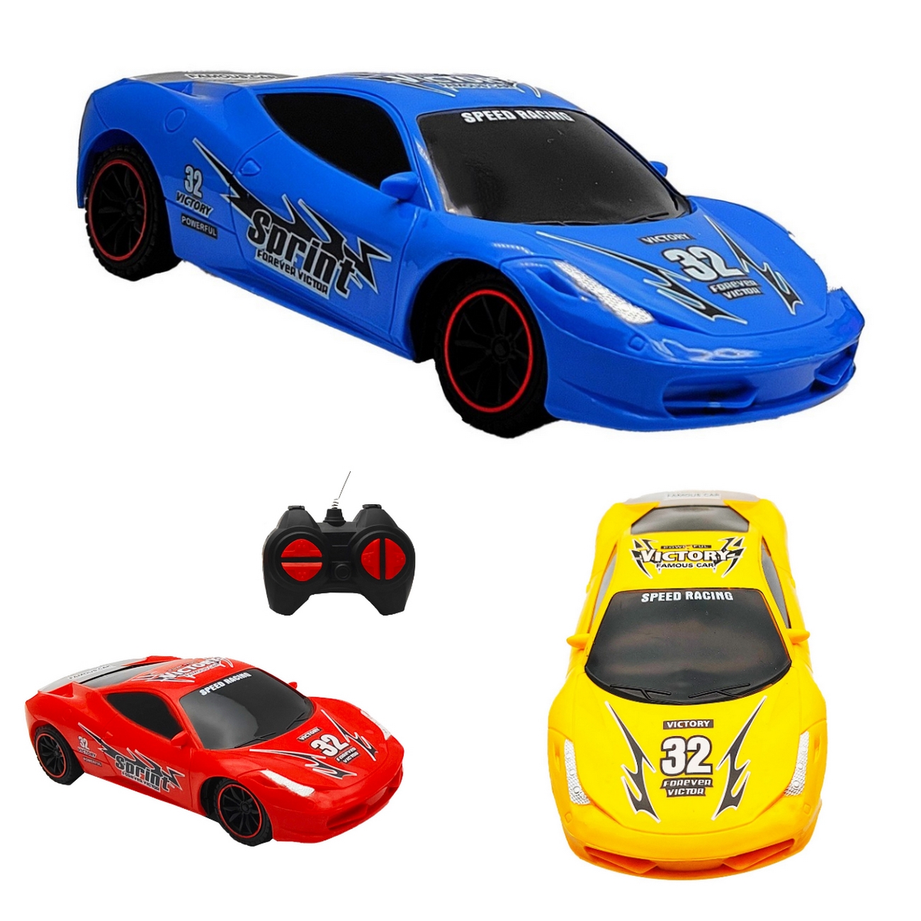 Carro Racing Recargable Juguete Niños Control + Baterias