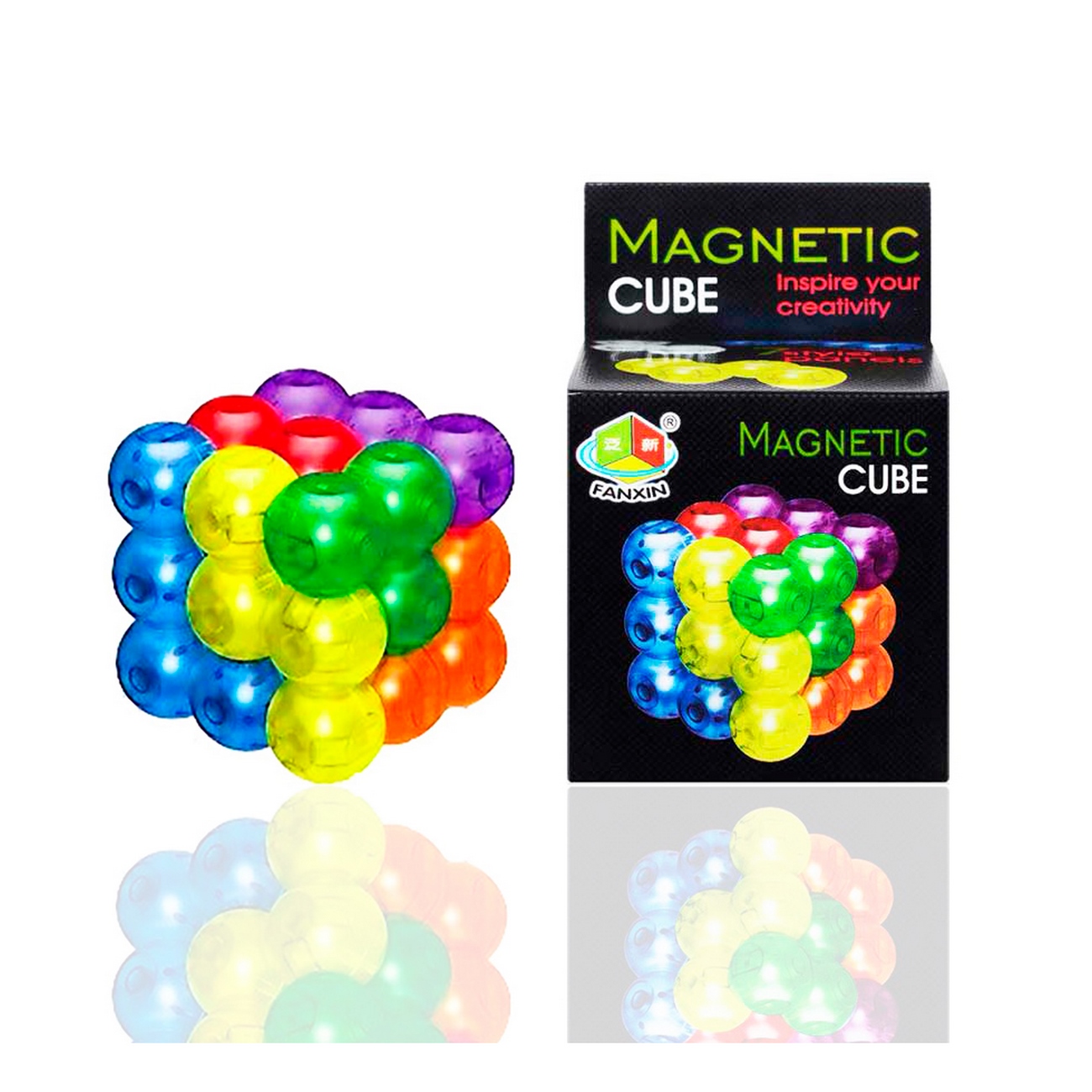 Cubo Soma Mágico Rubik Magnetico 7 Colores Juguete Didáctico