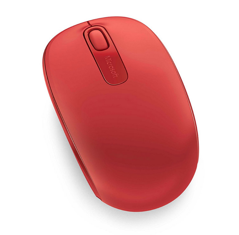 Mouse Inalámbrico Microsoft Wireless Mobile 1850 Rojo USB 2.4Ghz