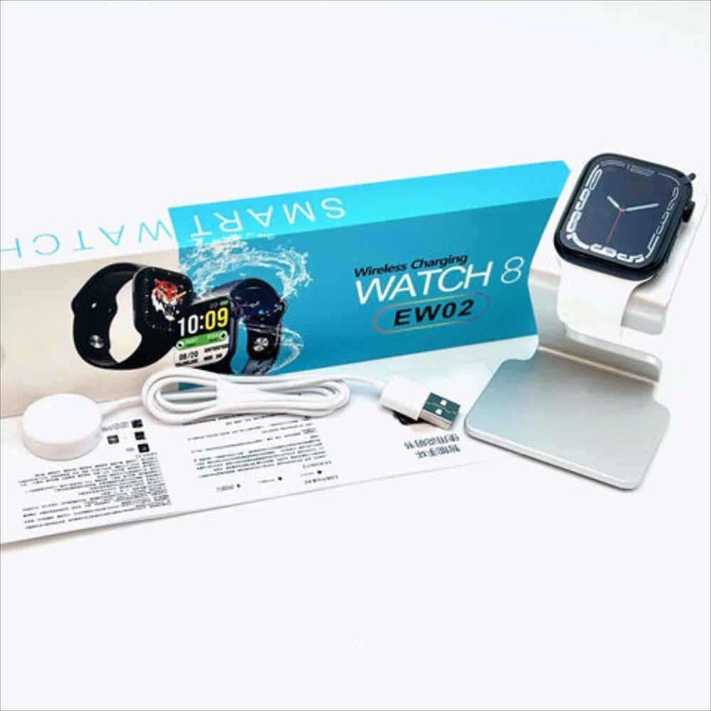 Smartwatch Reloj Inteligente EW02 Watch 8 Carga Inalambrica - Verde