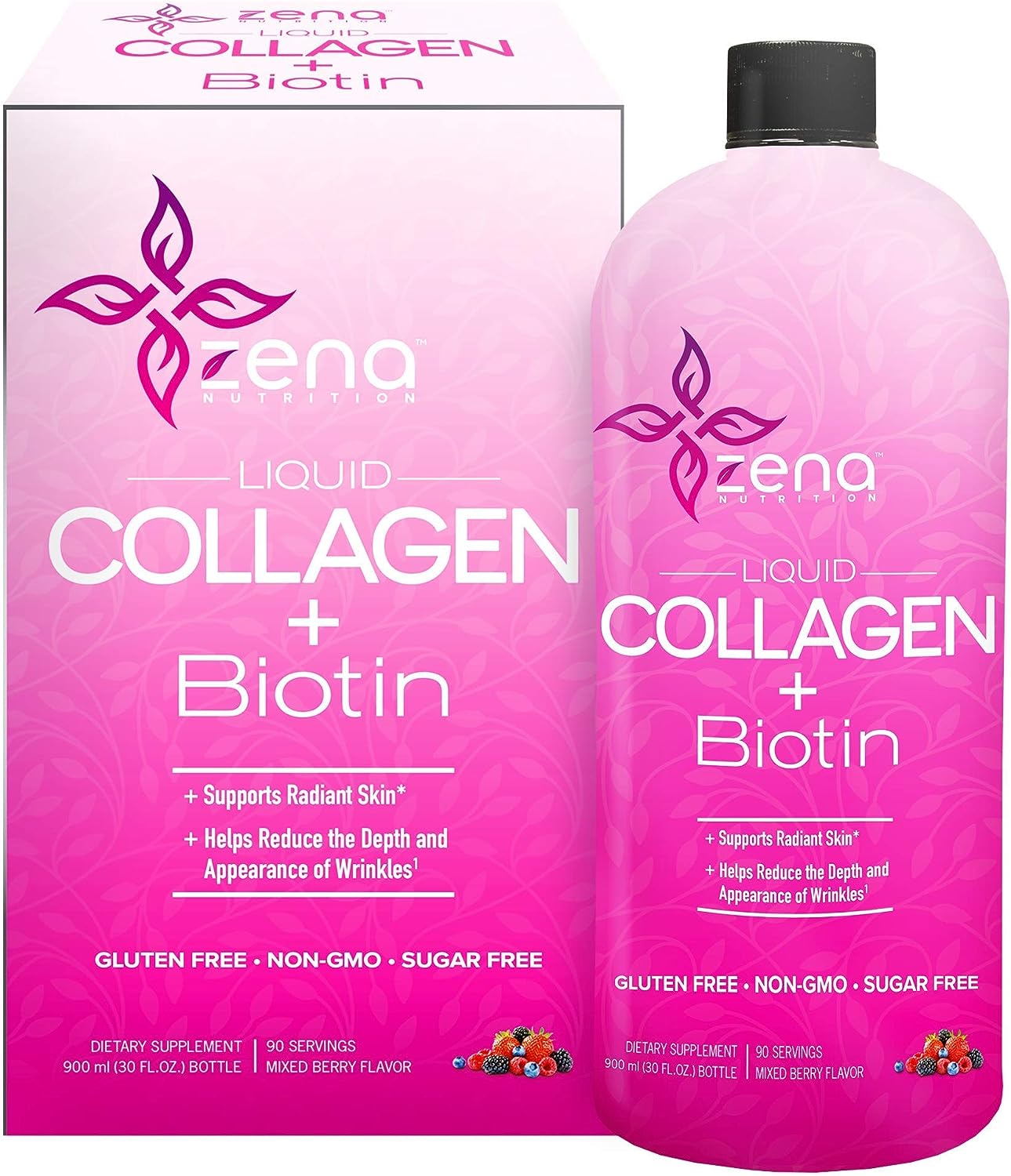 Zena Nutrition Colageno Liquido + Biotin 900mL 