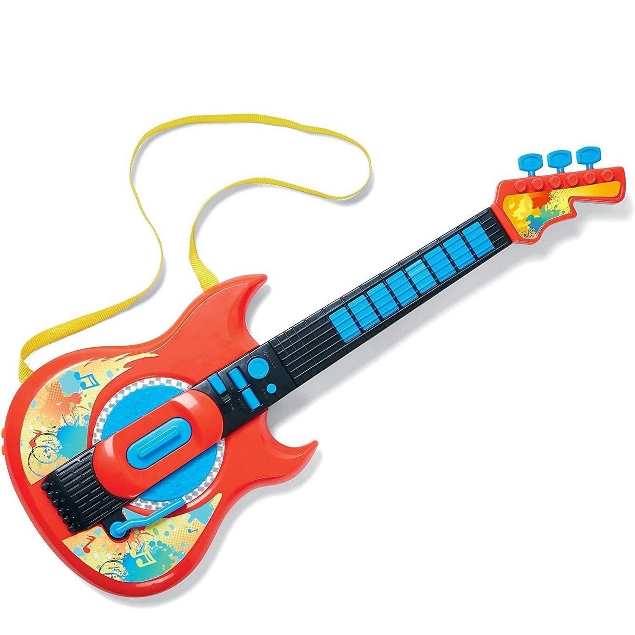 Guitarra Musical Sonidos Música Luces Juguete + Baterias