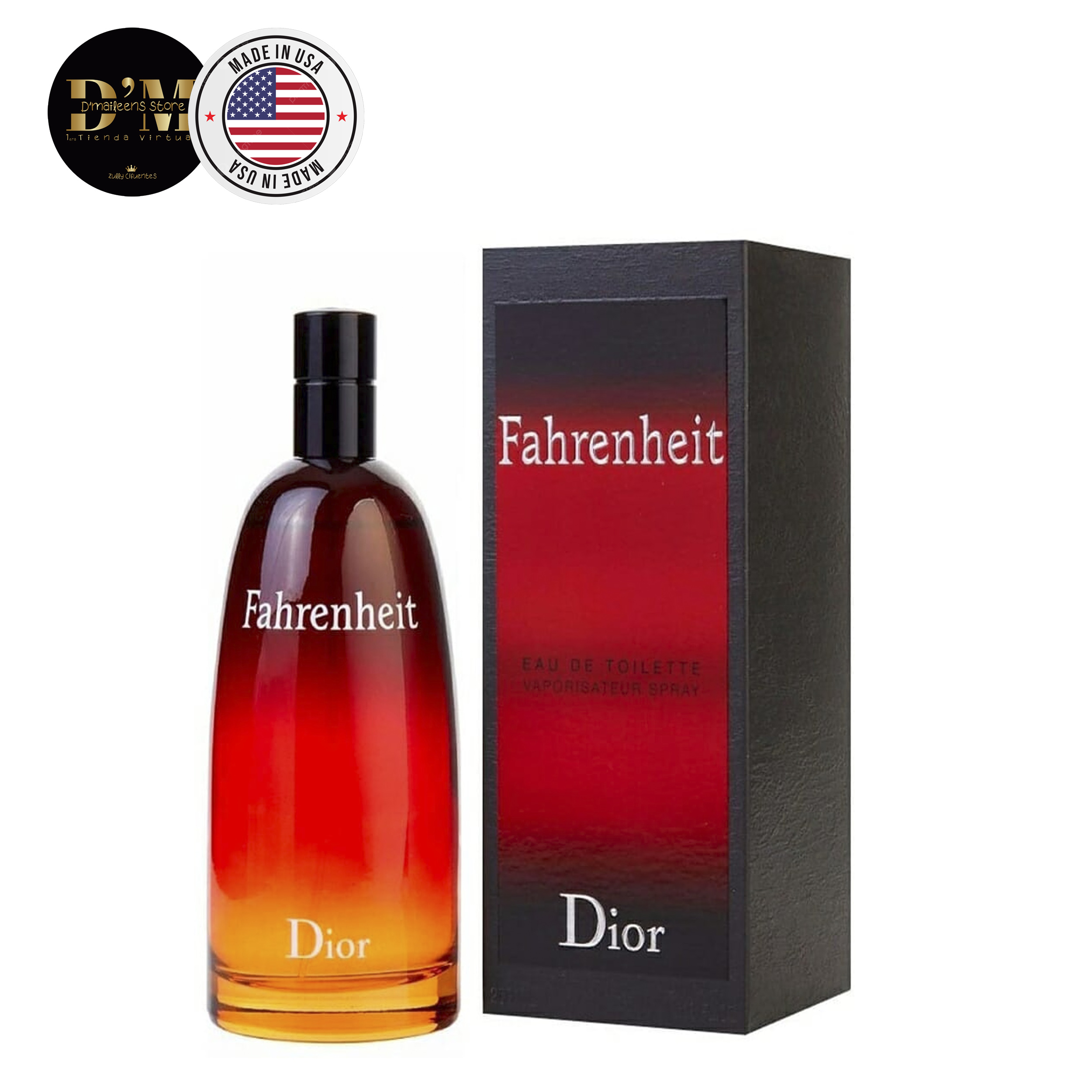 Perfume Fahrenheit De Dior  - (Replica Con Fragancia Importada)-  Hombre