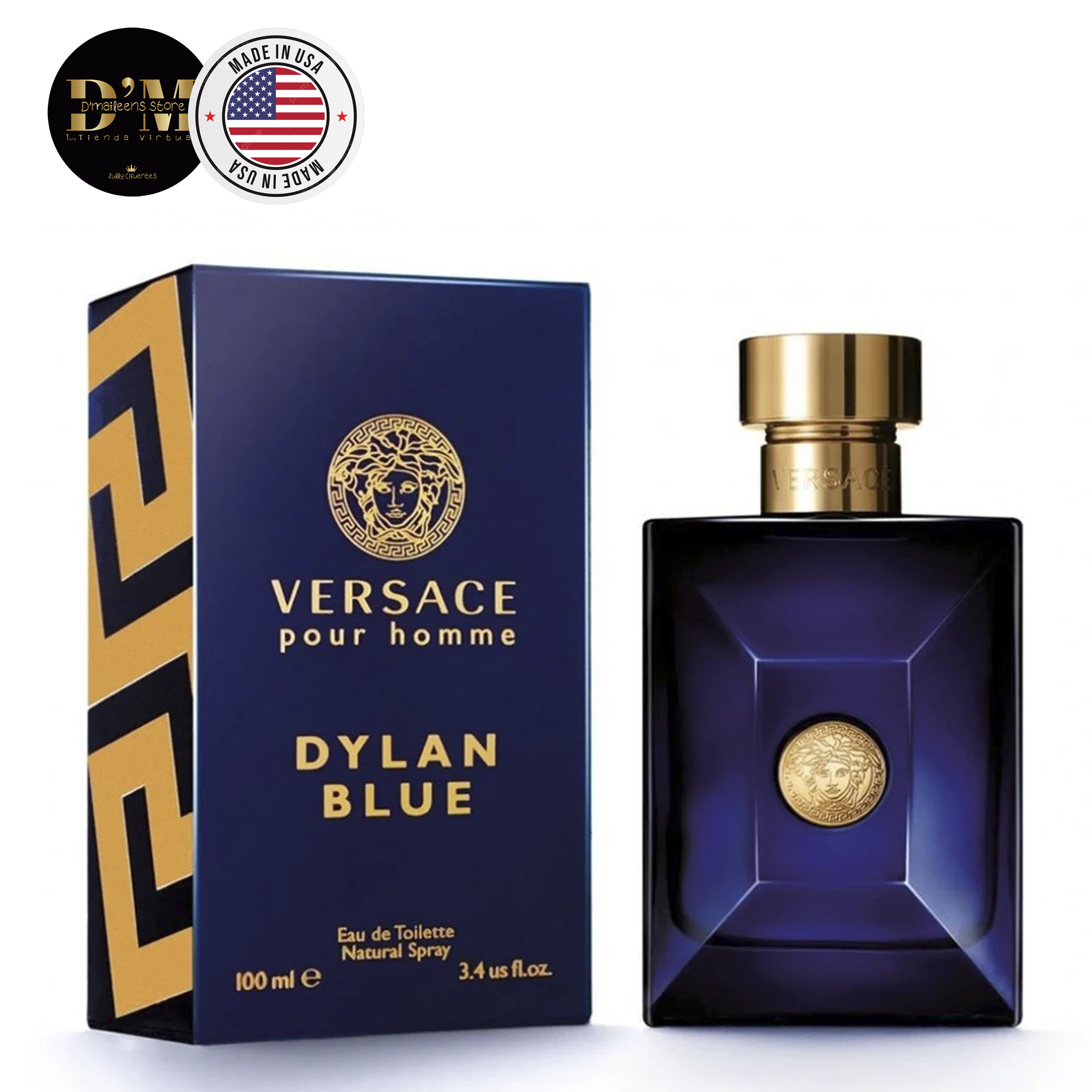 Perfume Versace Pour Homme Dylan Blue   (Replica Con Fragancia Importada)- Hombre