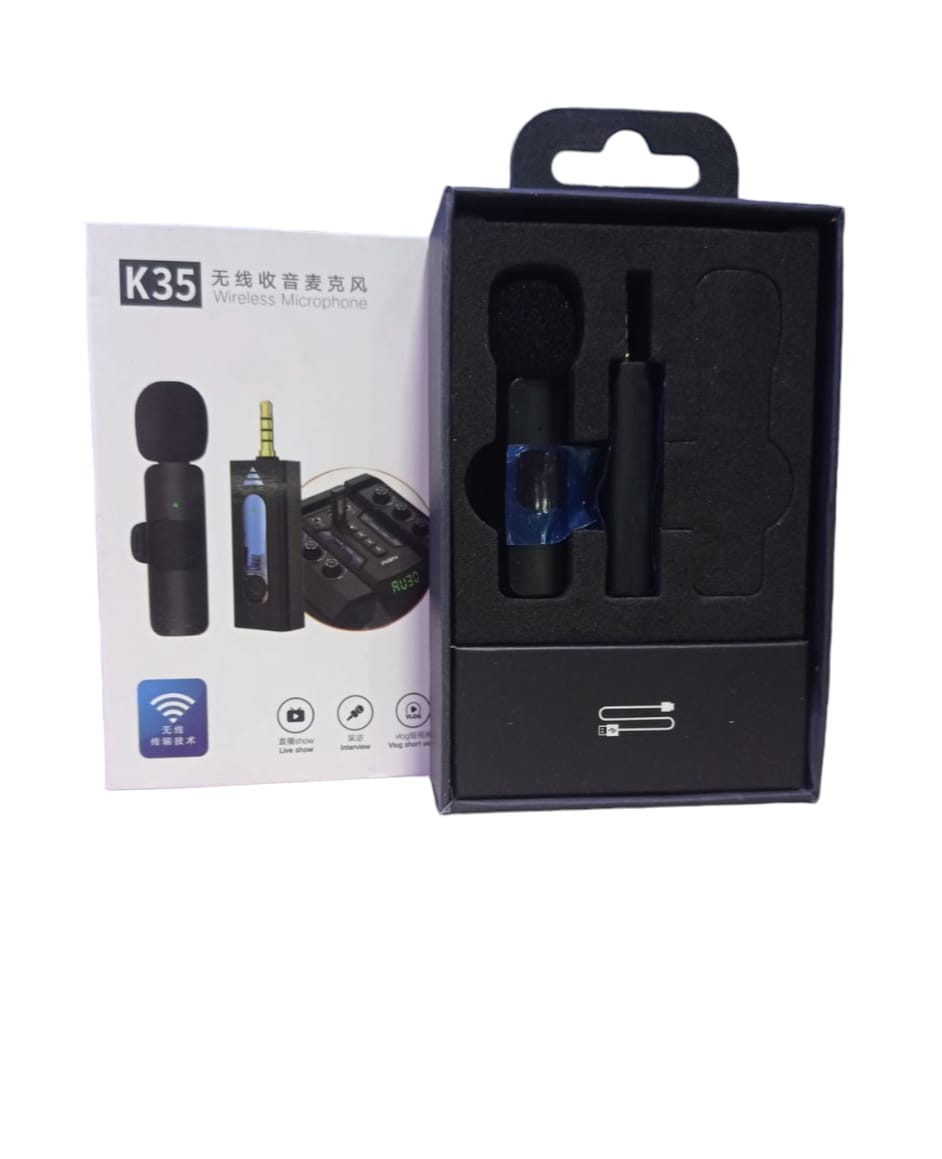 Microfono Inalambrico Celular/Parlante/Amplificador 3.5mm K35 