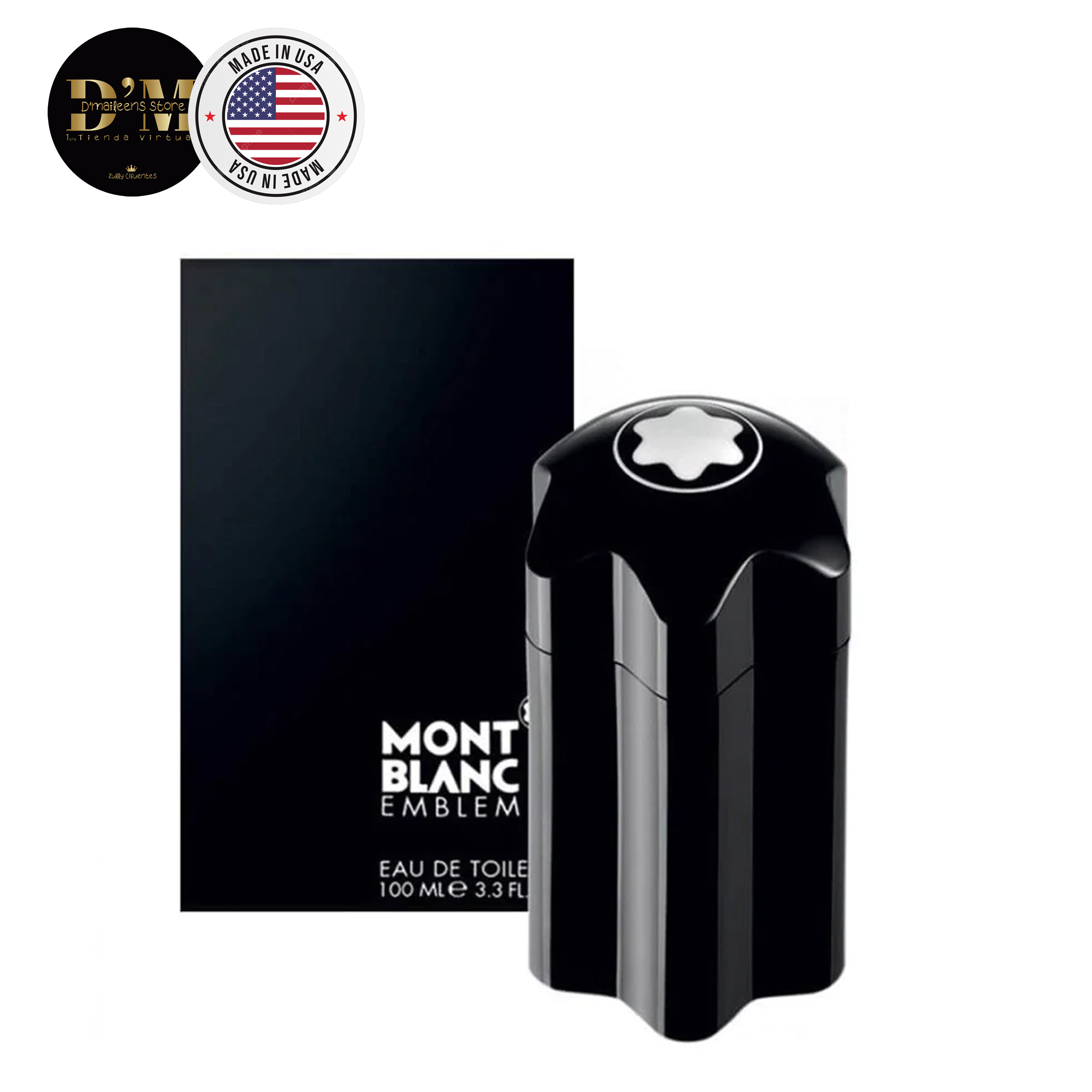  Perfume Emblem Montblanc   (Replica Con Fragancia Importada)- Hombre