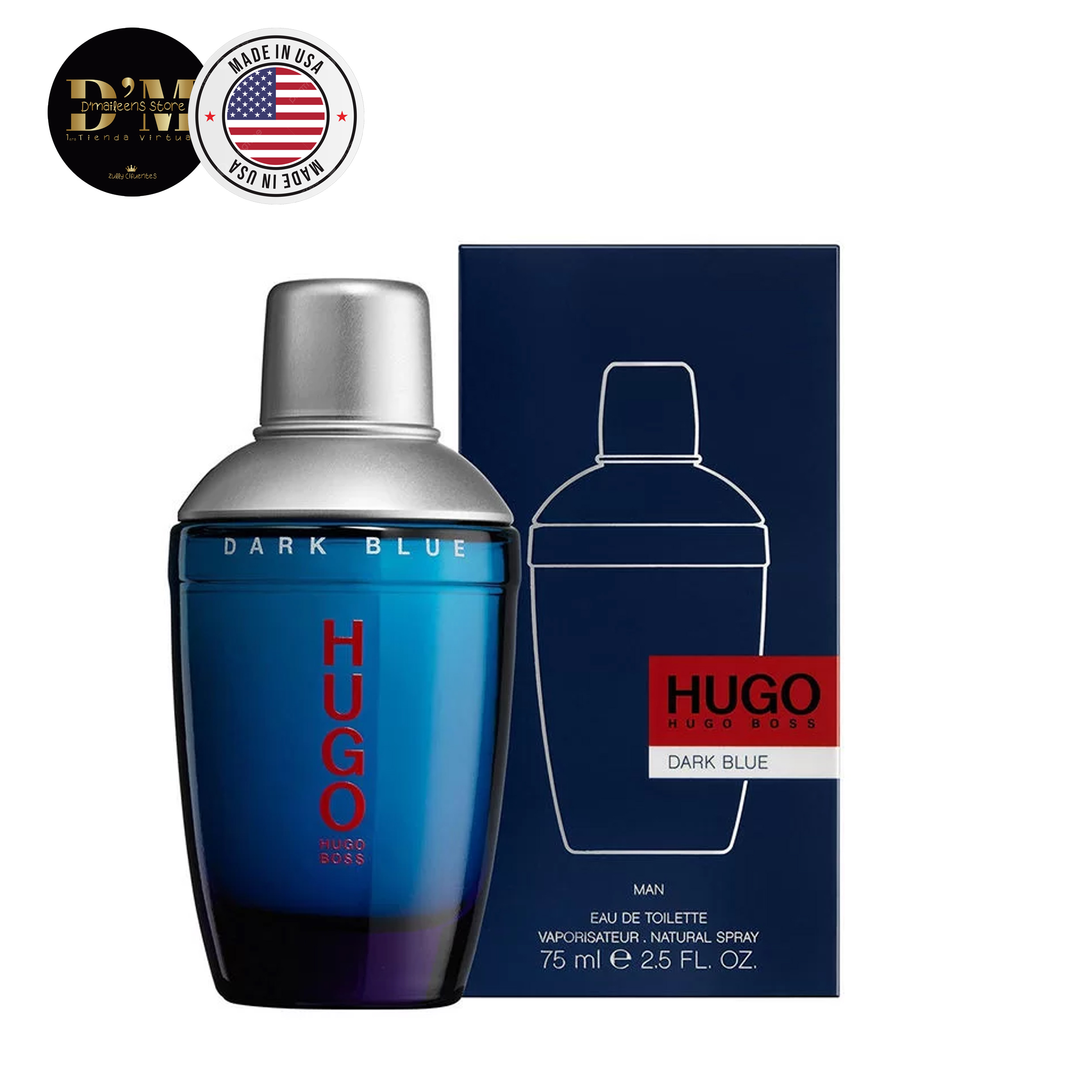 Perfume Hugo Dark Blue Hugo Boss   (Replica Con Fragancia Importada)- Hombre
