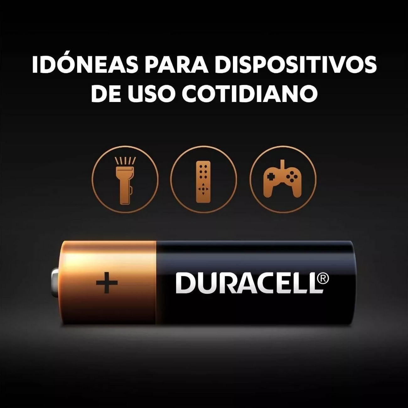 Pilas alcalinas DURACELL AAA (Paquete 4 unds) - LOAN Papeleria