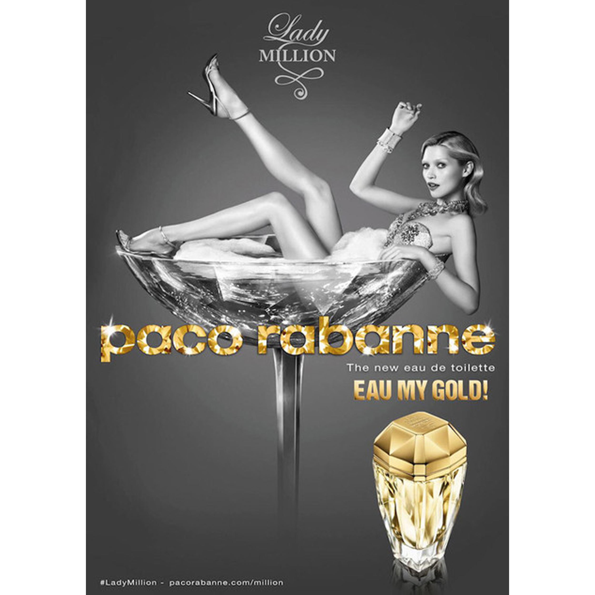 Perfume Lady Million Paco Rabanne    (Replica Con Fragancia Importada)- Mujer