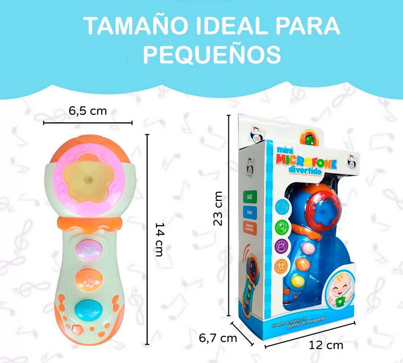 Micrófono infantil para bebés