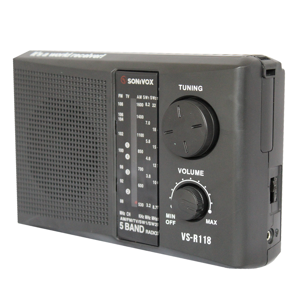 Radio Portatil 3 Bandas Analogo Con Usb