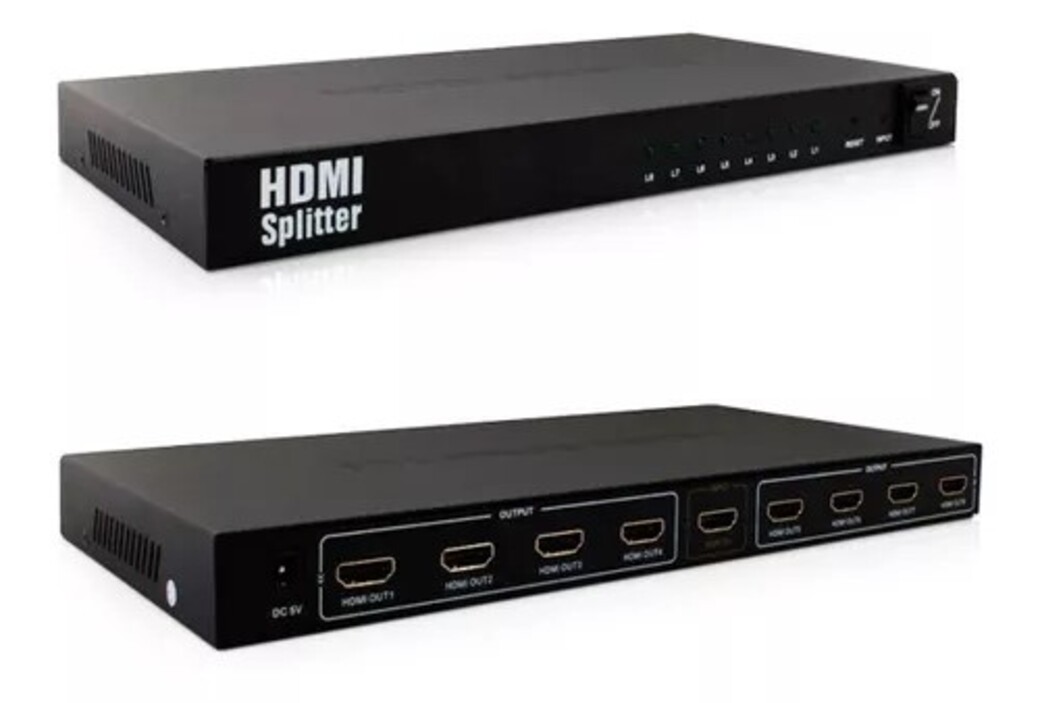 Multiplicador HDMI 4K, 1 entrada x 4 salidas,2160p