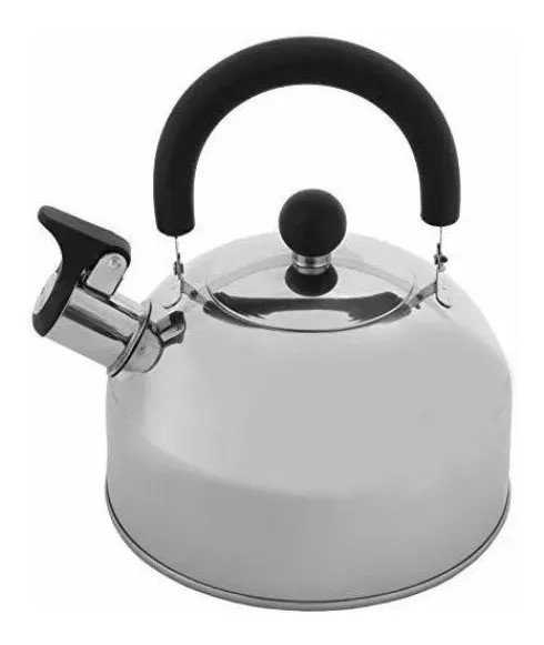 CALLARON Hervidor de té de aluminio olla para hervir agua tetera tetera de  metal tetera clásica para cocina hogar 075 l