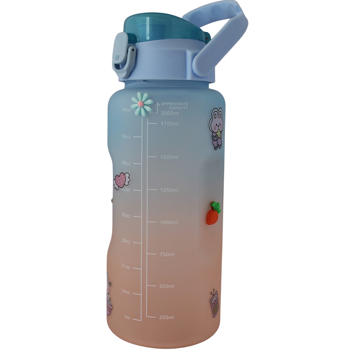 Termo de agua 1 litro bicolor - Luegopago