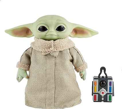 Baby Yoda Grogu Mattel Animatronico A Control Remoto (1)