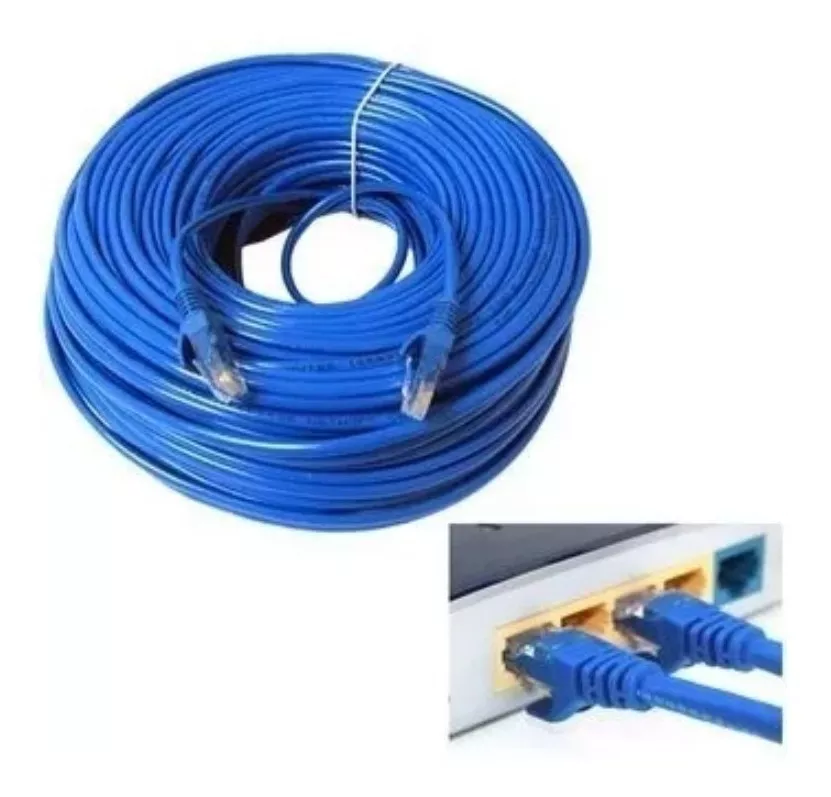Cable Red Internet Ps4 20 Metros Cat 5e Ethernet Utp Rj45 - Luegopago