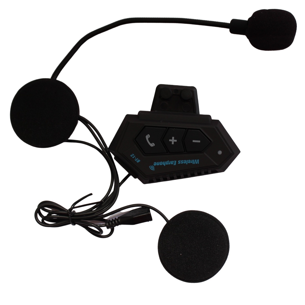 Intercomunicador Auriculares Casco Moto Bluetooth Bt12 - Luegopago