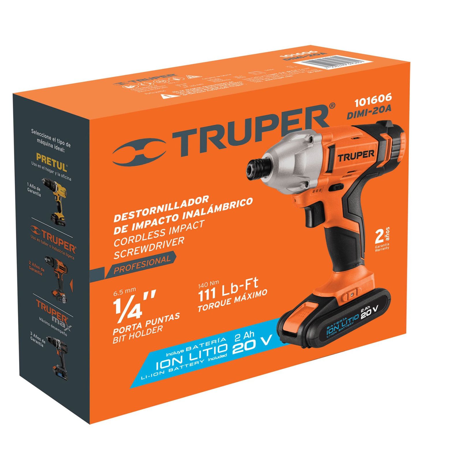 Taladro Atornillador Inalámbrico Profesional 3/8 Recargable 12V Truper -  Luegopago