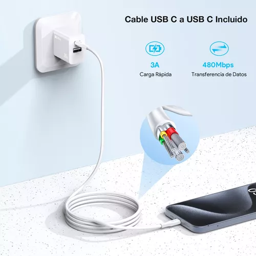  Cable USB C de 6 pies para Xiaomi 120W HyperCharge