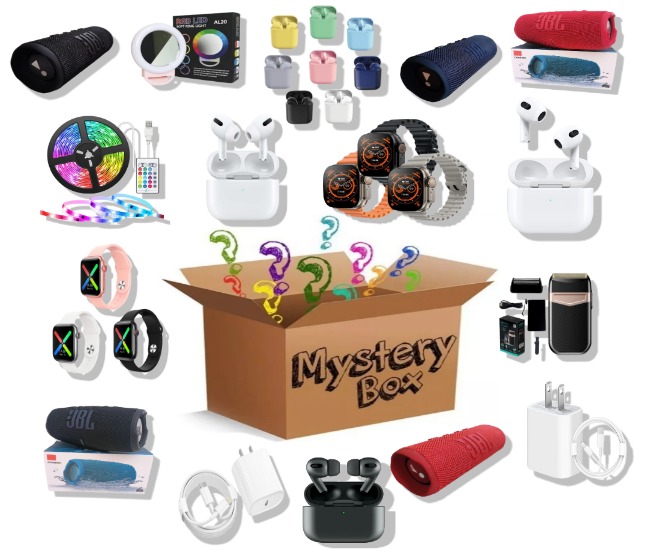 caja misteriosa productos varios tecnologia