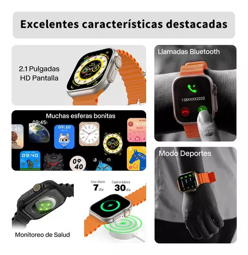 Reloj Inteligente,smartwatch Deportivo Impermeable Bluetooth