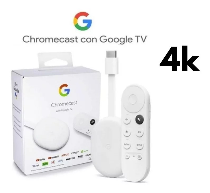 Google Chromecast With Google TV 4K - Control de Voz