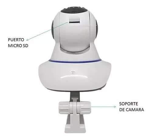 Camara Robotica 3 Antenas Inalambrica Wifi 360º V.noct 1080p