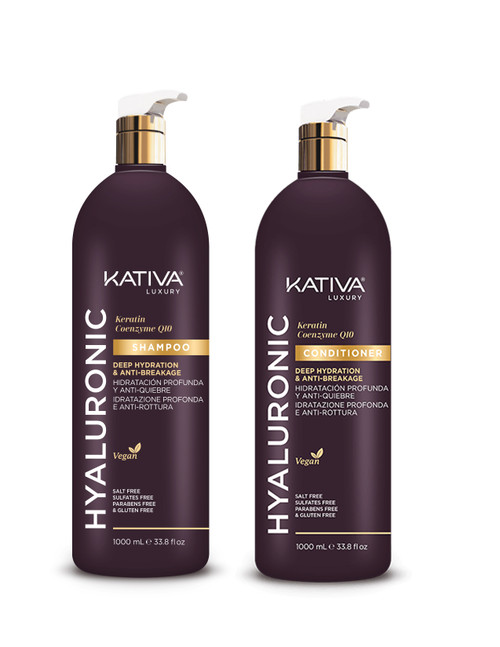 Kit Shampoo Y Acondicionador Hyaluronic Kativa 