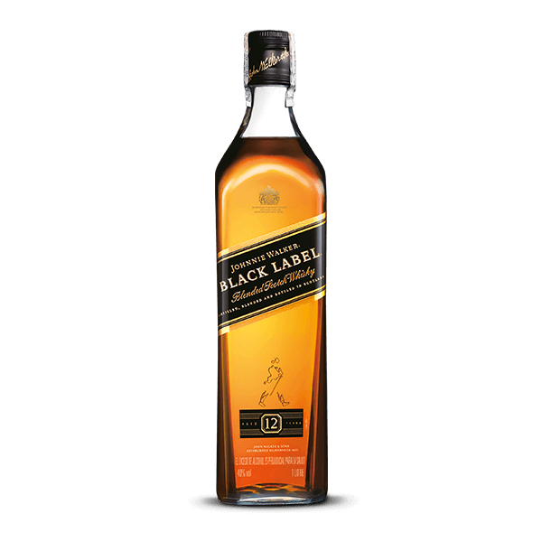 Whisky Johnnie Walker Black Label Blended 1 Litro