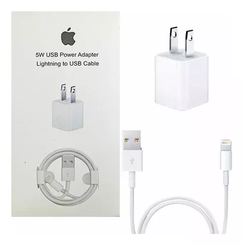 Cargador iPhone 11 Apple/25w + Cable 1Metro - Luegopago