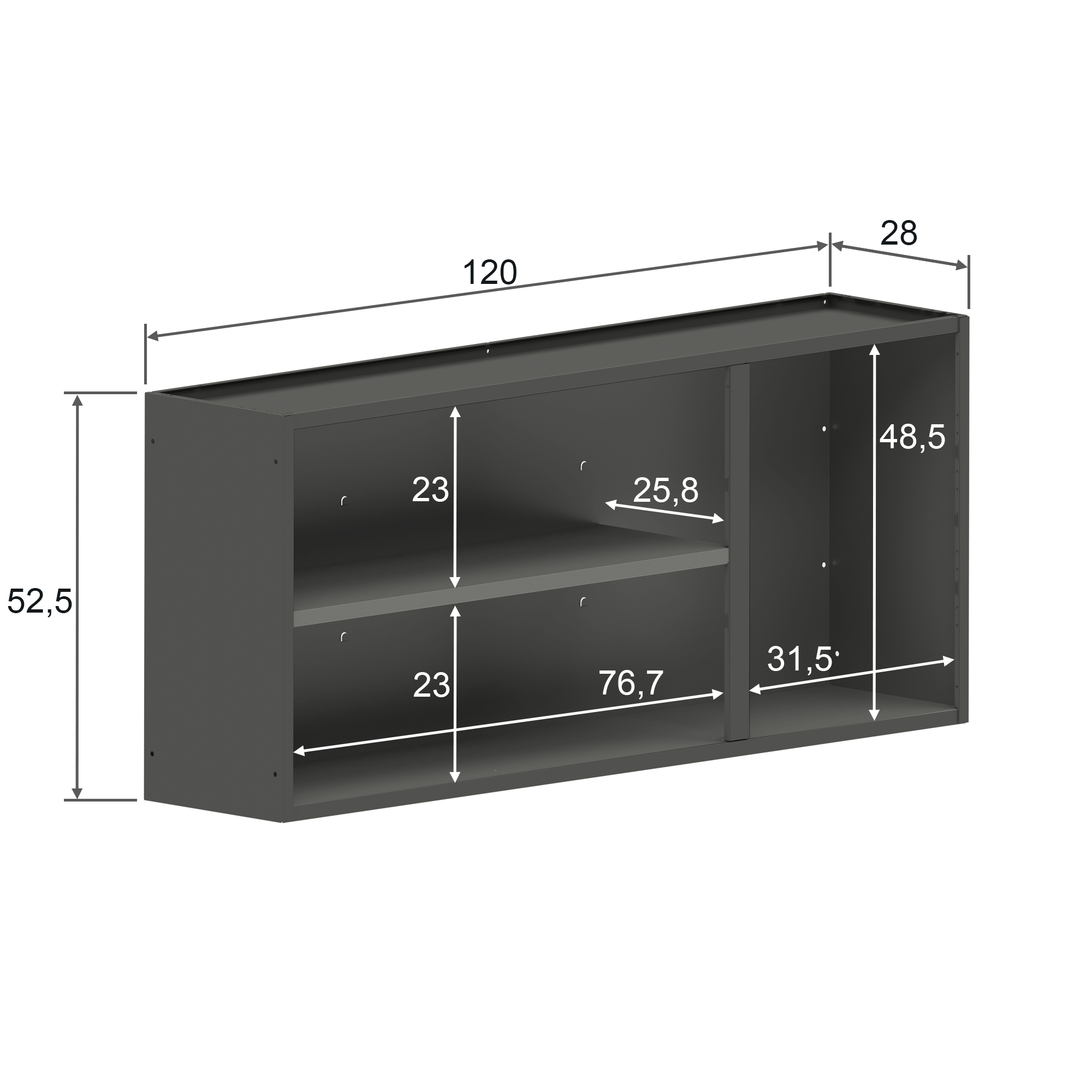 Organizador Para Armario Grande Negro Alacena Aéreo Cocina – Muebles Web