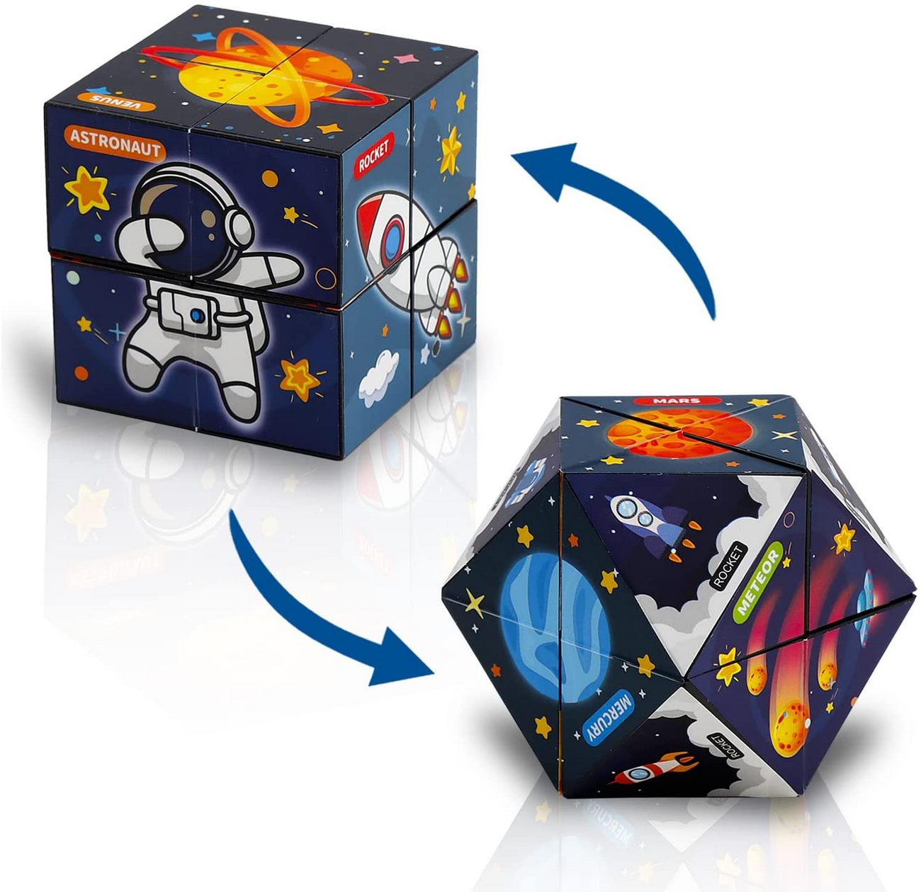 Cubo Magico Astronauta Viaje Cosmico Juego Didactico Puzzle