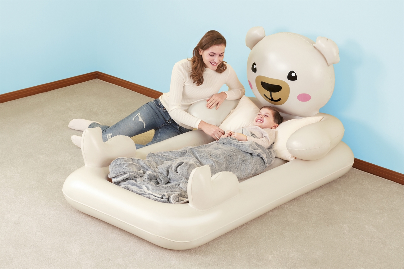 Colchon Inflable Bestway 67712 Dreamchaser Oso Tierno Niños