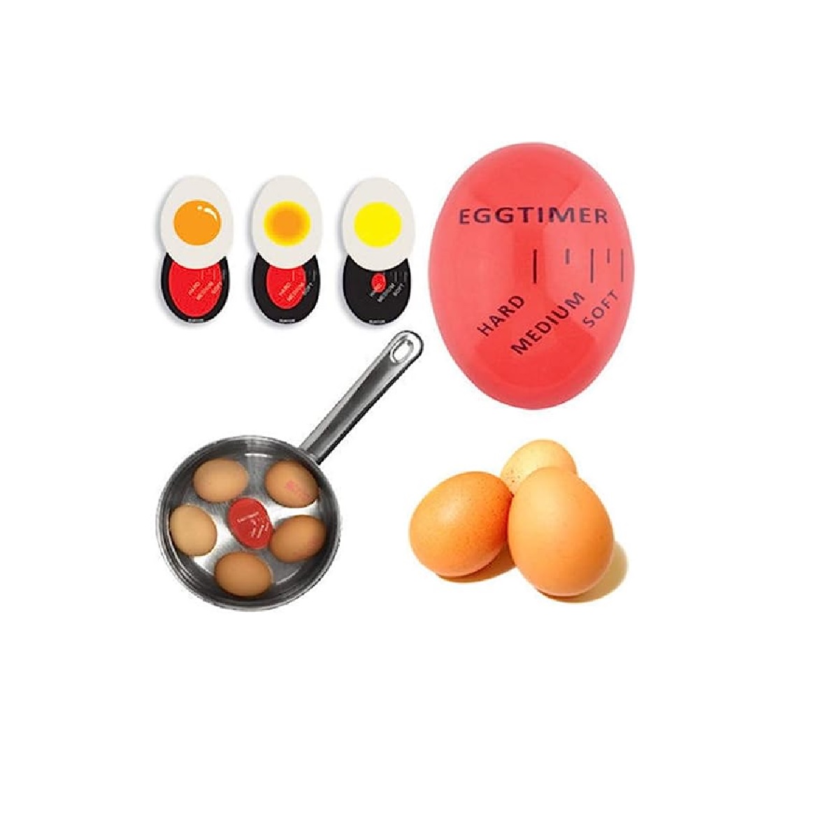 Hervidor de huevos Capacidad de 7 huevos Hervidor de huevos duros Hervidor  de huevos eléctrico antis yeacher