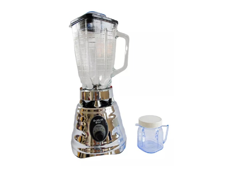 Licuadora vaso de vidrio 3vel cromada 700w