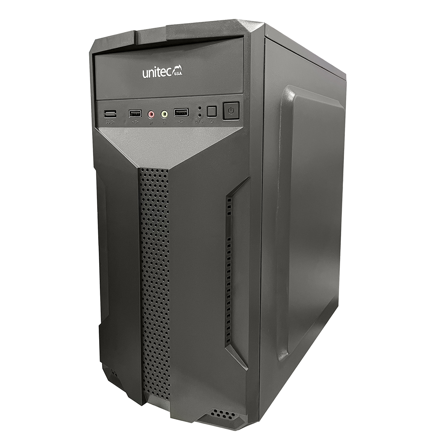 Gabinete Chasis Pc Gamer Caja Atx Rejillas Y Vidrio Templado - Luegopago