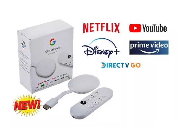 Smart Home - Google - Chromecast 4K con GoogleTV - Sin cargador USB