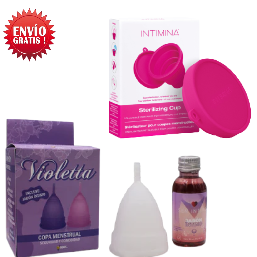 Esterilizador Copa Menstrual Rosa Sileucup - Bioshop El Cambio