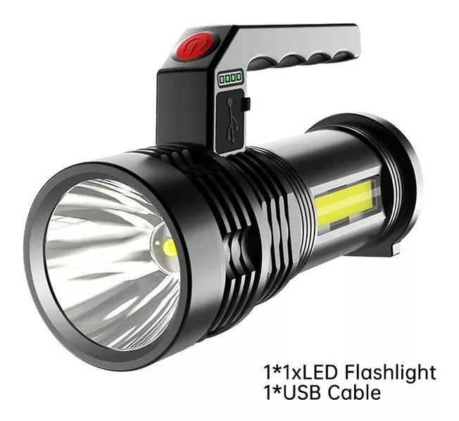 Mini Linterna LED Recargable Luz Zoom Largo Alcance Camping 511 – Cómpralo  en casa