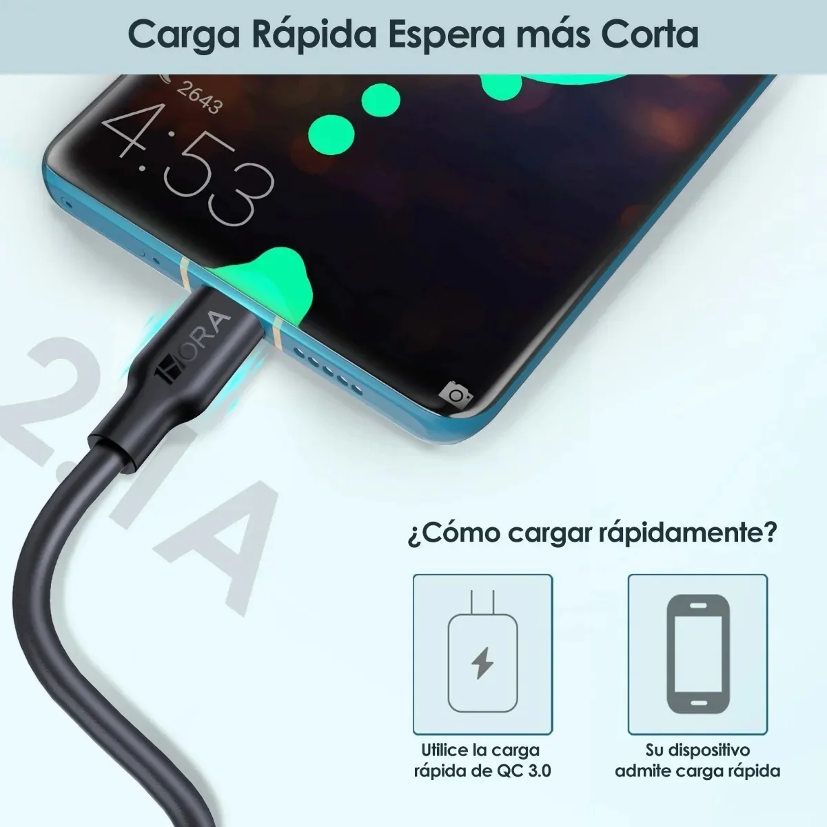 Cable Carga Rapida compatible con iPhone - Vinant SpA