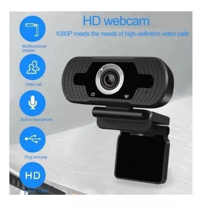 Webcam Camara Web Con Microfono Full Hd 1080 Usb Pc Notebook (3)