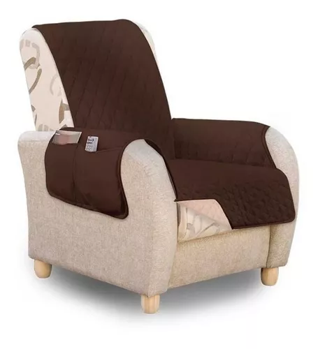 Cubre Sillón 2 Cuerpos Marrón — MdeOfertas