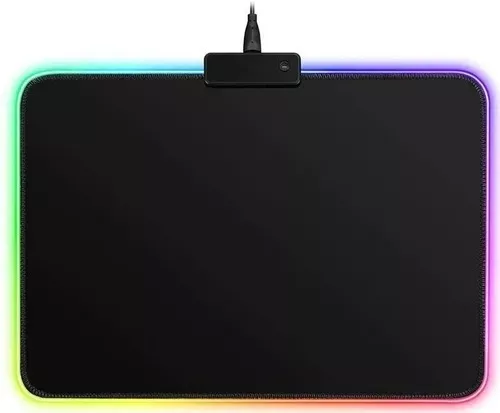 Mouse Pad Alfombra Gamer Luces Rgb Antideslizante