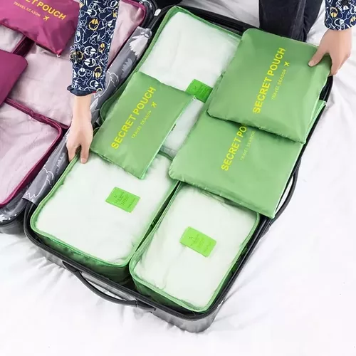 set de bolsas organizadoras de valija viaje