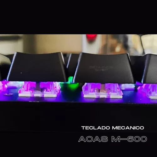 Teclado Gamer Mecánico Con Luces M-600 Español Tiene La Ñ