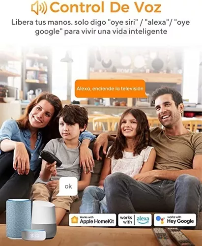 Setx4 Tomacorriente Inteligente Alexa Google Home WiFi 2.4G